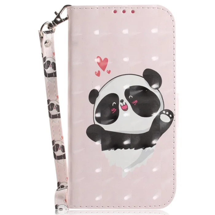 A-One Brand - Sony Xperia 1 VI Plånboksfodral med Handledsrem - Panda