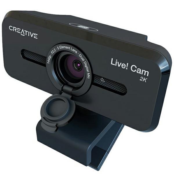 Creative Webbkamera QHD Sync V3 2K - Svart