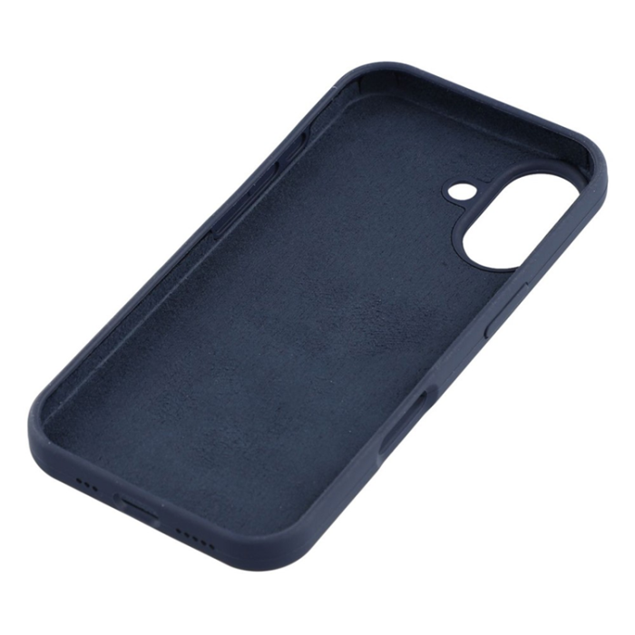 A-One Brand - iPhone 17 Mobilskal Solid Silikon Shockproof - Mörkblå
