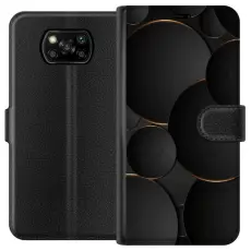 Gustaf - Pl&aring;nboksfodral till Xiaomi Poco X3 NFC med Lyxig Cirklar