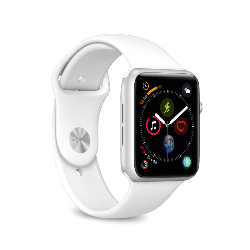 Puro Apple Watch 38/40/41 mm Armband Silikon - Vit | 5123 | AlltMobil