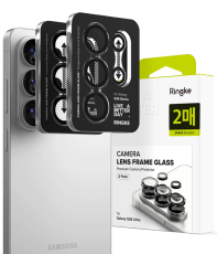 Ringke - [2-Pack] Ringke Kameraskydd H&auml;rdat Glas F&ouml;r Galaxy S26 Ultra - Svart
