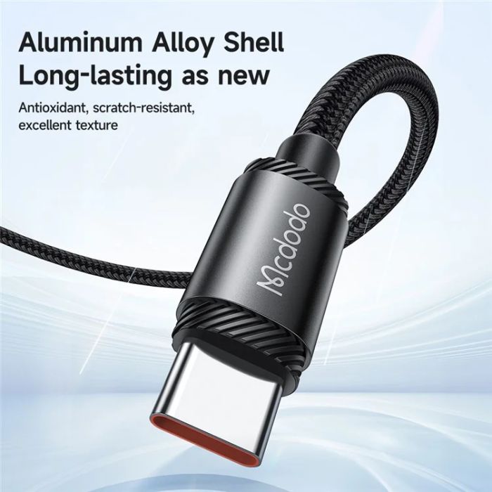 MCDODO - MCDODO USB-C - USB-C 240W Kabel 1.2m CA-3680 - Svart