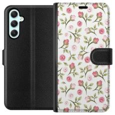 iSecrets - Pl&aring;nboksfodral till Samsung Galaxy A34 med Blommigt