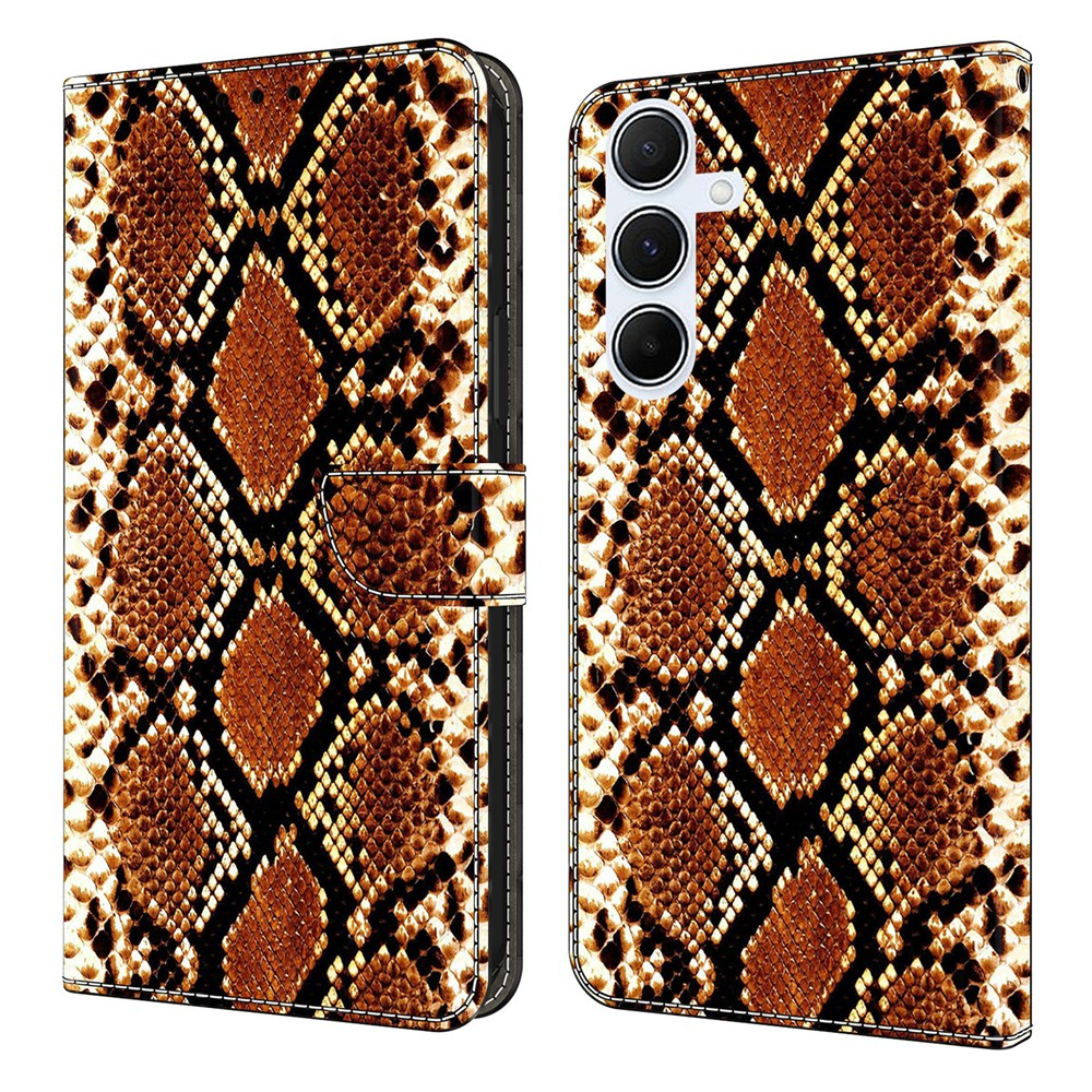 Galaxy A17/A26 Plånboksfodral PU-läder Pattern Printing - Brun | 2353 | AlltMobil