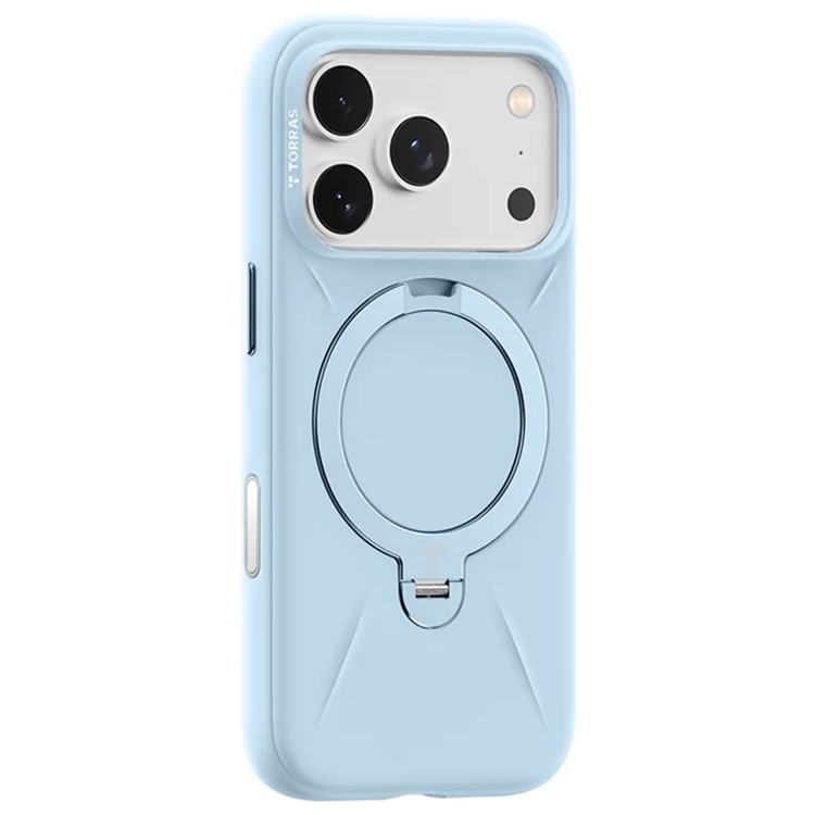 TORRAS Mobilskal till iPhone 17 Pro Max MagSafe Liquid Silikon - Blå | 2353 | AlltMobil