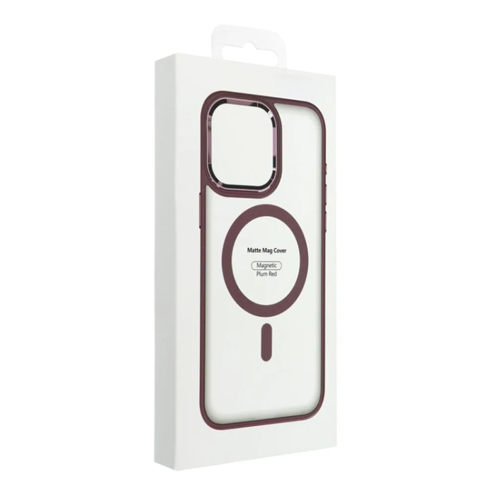 OEM - iPhone 13 Pro Mobilskal Magsafe Matte - Röd