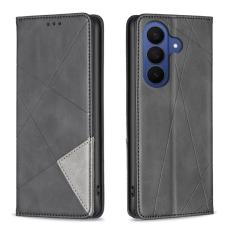 OEM - Mobilfodral f&ouml;r Samsung Galaxy S26 Plus Konstl&auml;der Kortfack - Svart