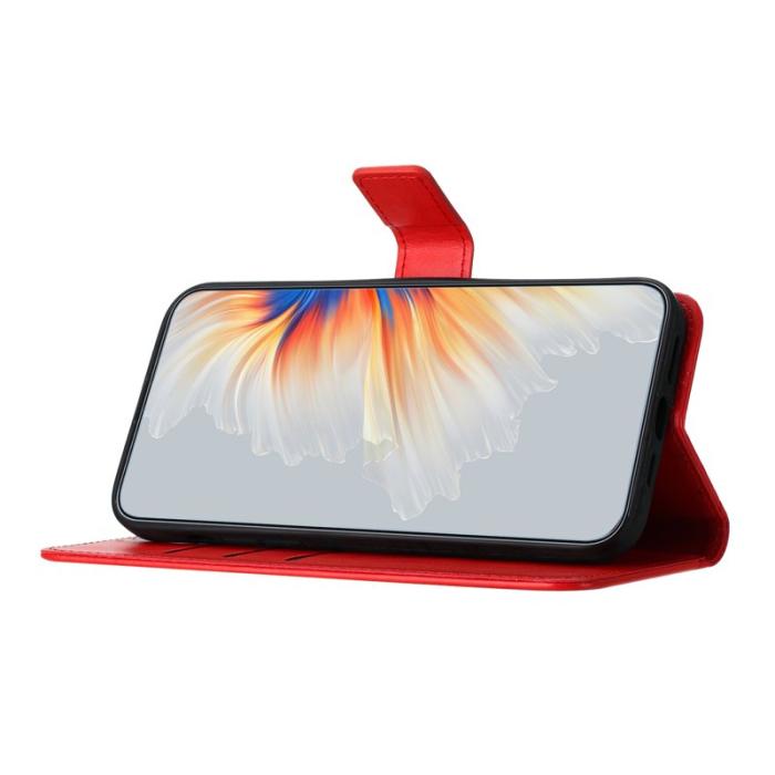 OEM - Mobilfodral för Samsung Galaxy S26 Plus Konstläder Kortfack - Röd