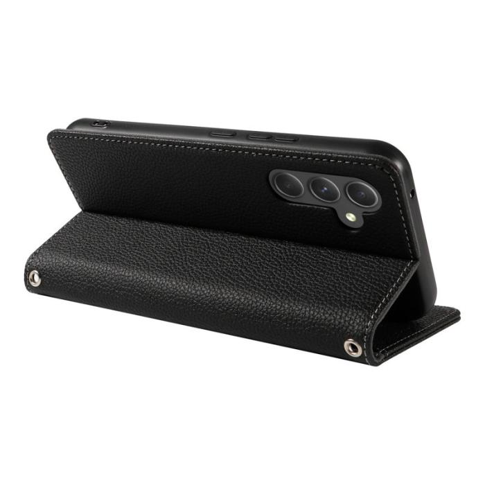 OEM - Plånboksfodral för Samsung Galaxy S26 Magnetiskt Konstläder - Orange