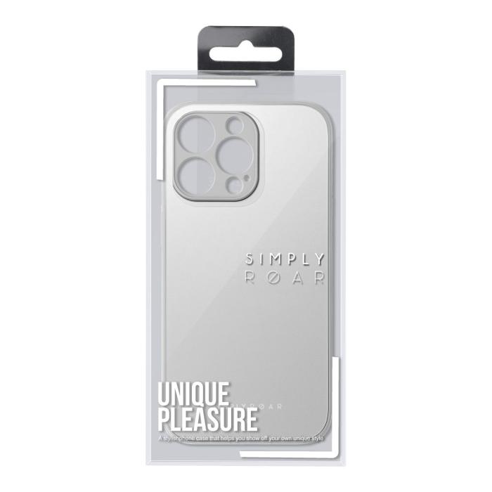 Roar - Roar Matte Glass Skal för iPhone XS Max stål