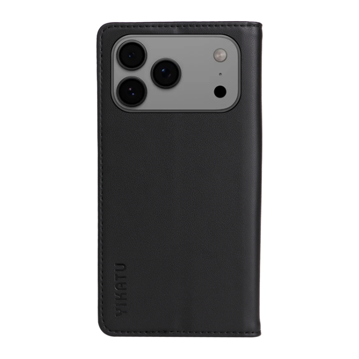 YIKATU - Yikatu iPhone 17 Pro Max Plånboksfodral Magnetic Closure - Svart