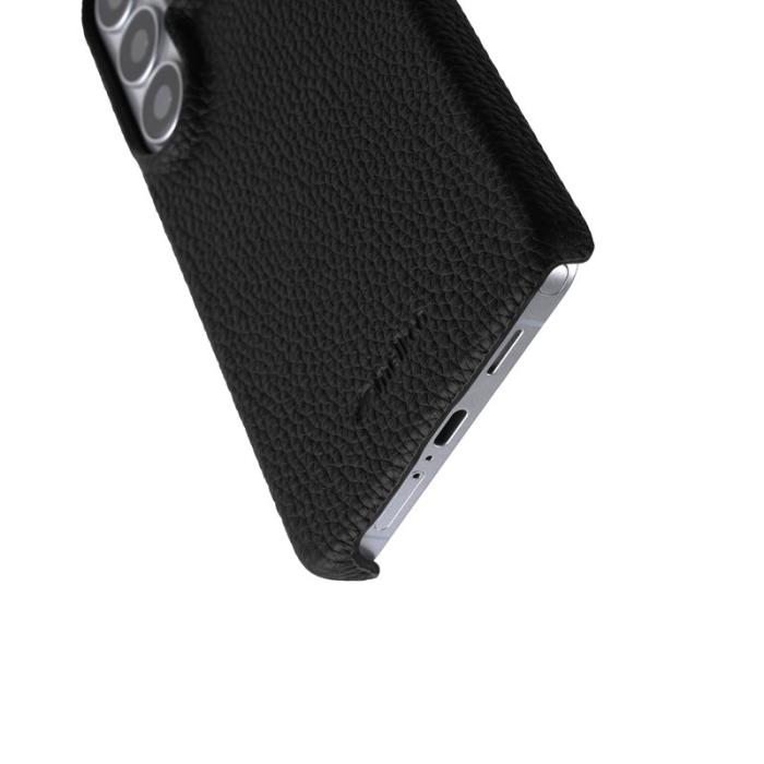 Melkco - MELKCO Mobilskal för Samsung Galaxy S26 Ultra Äkta läder PC Magnetiskt - Svart