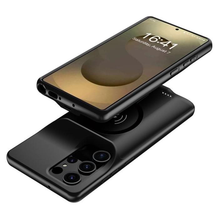 OEM - Mobilskal för Samsung Galaxy S26 Ultra Magnetiskt TPU 6000mAh - Svart