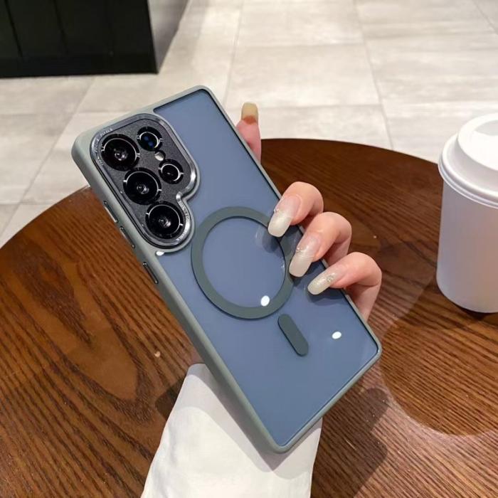 OEM - Mobilskal för Samsung Galaxy S26 Ultra Magnetiskt TPU + Akryl - Grå