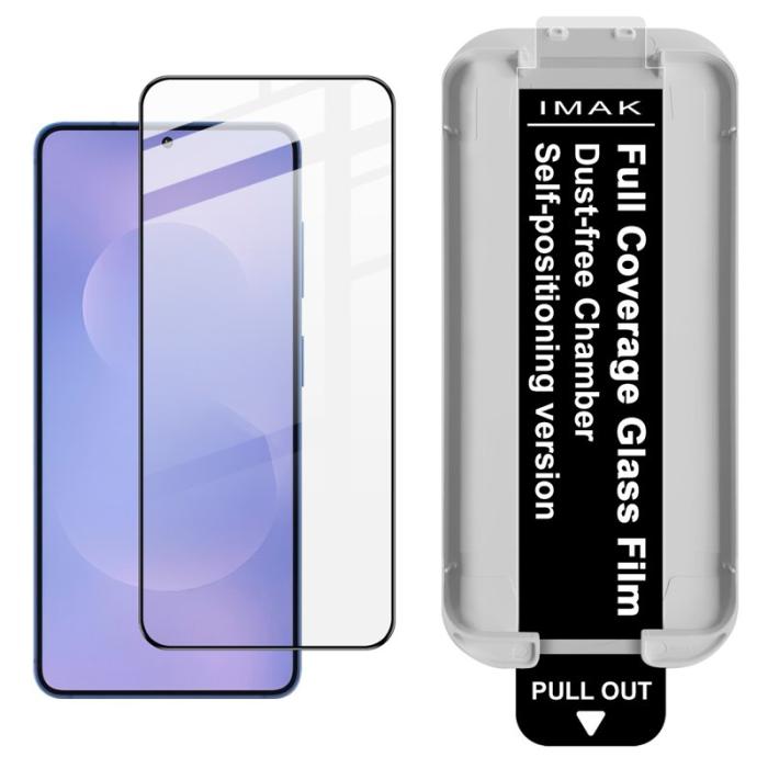 Imak - Imak Skärmskydd för Samsung Galaxy S26 Härdat glas Fullt lim - Svart