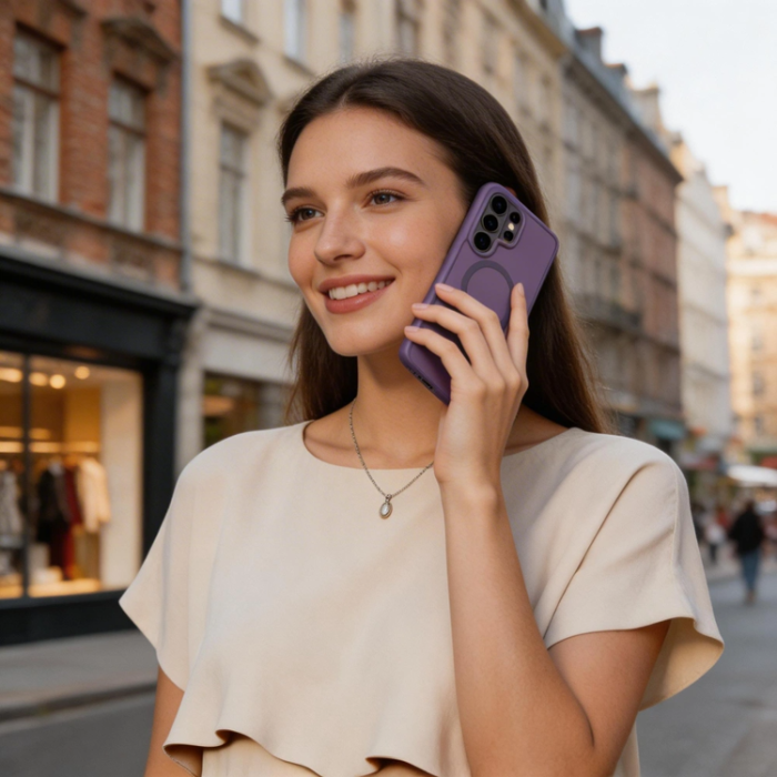 Tech-Protect - Tech-Protect Mobilskal För Galaxy S26 Ultra Magsafe Magmat - Cobalt Voilet