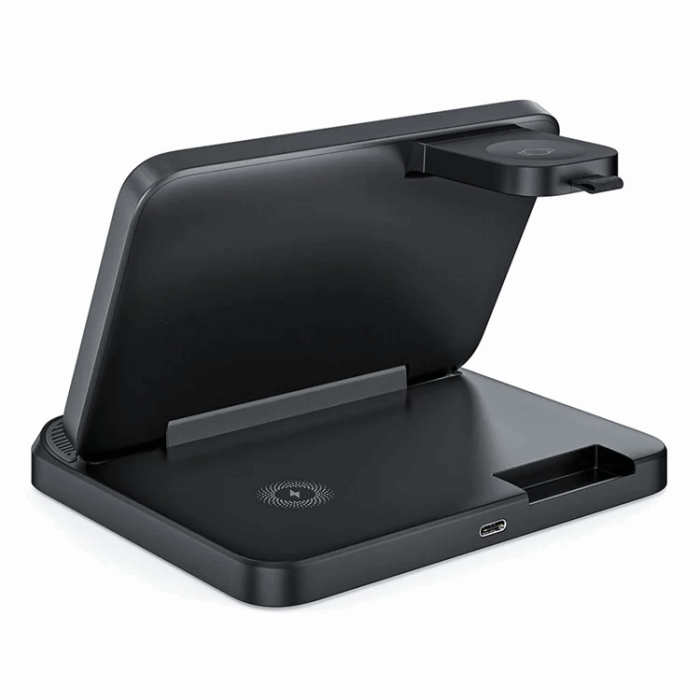 OEM - 3-in-1 Trådlös Laddare Samsung Galaxy - Buds - Watch - Svart