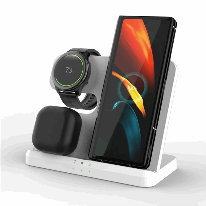 OEM - 3-in-1 Trådlös Laddare Samsung Galaxy - Buds - Watch