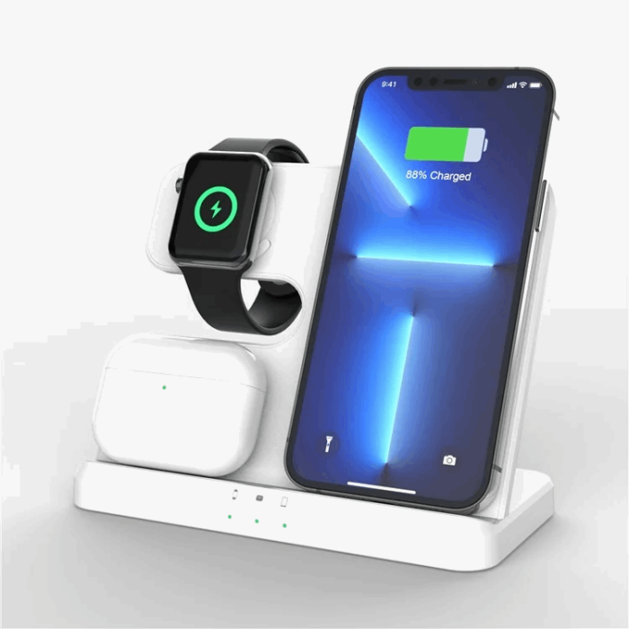 OEM - 3-in-1 Trådlös Laddare Samsung Galaxy - Buds - Watch