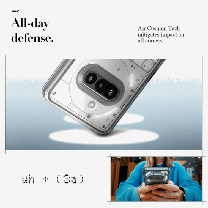 Spigen - Spigen Nothing Phone 3a Mobilskal Ultra Hybrid - Space Crystal
