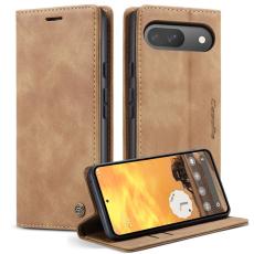 Caseme - CASEME 013 Pl&aring;nboksfodral f&ouml;r Google Pixel 10 Pro/10/9 Pro/9 - Brun