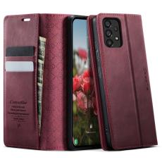 Caseme - CASEME 033 Fodral till Samsung Galaxy A53 5G i r&ouml;d Konstl&auml;der