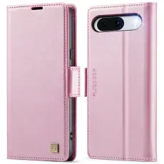AUTSPACE - AUTSPACE Google Pixel 8a Fodral Retro Konstl&auml;der - Rosa