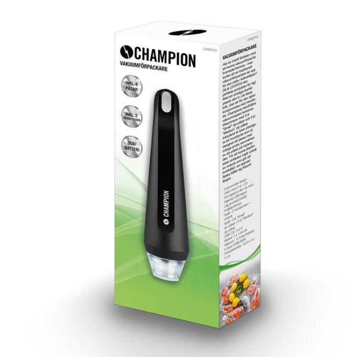 UTGATT5 - Champion Vakuumförpackare Vinflaskor