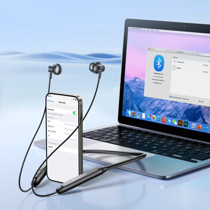 Joyroom - Joyroom JR-D8 In-Ear Bluetooth Trådlösa Hörlurar med Pannband - Svart