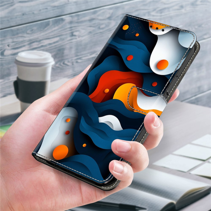 A-One Brand - Galaxy A17 5G Plånboksfodral Pattern Printing - Gradient