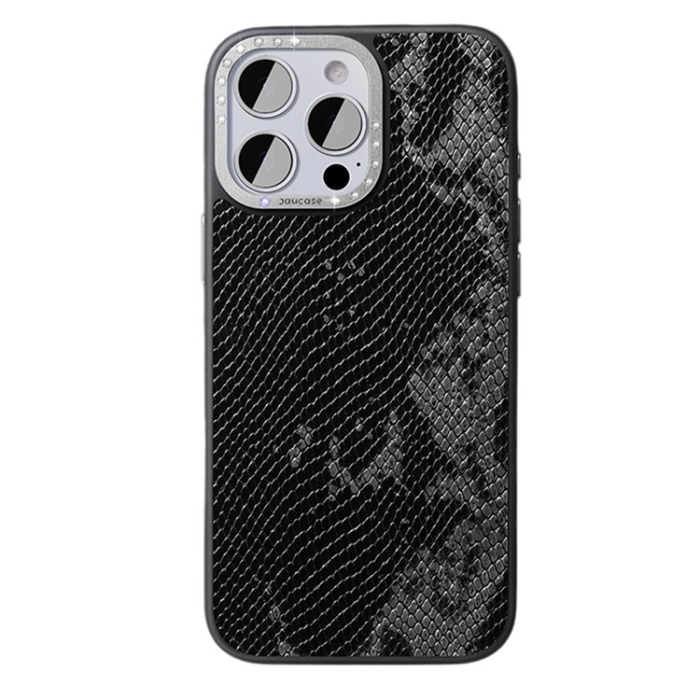 JAUCASE - JAUCASE iPhone 16 Pro Max Mobilskal Magafe Snake - Svart
