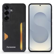 FORWENW - FORWENW F5 Series Samsung Galaxy A35 Fodral KonstL&auml;der - Svart