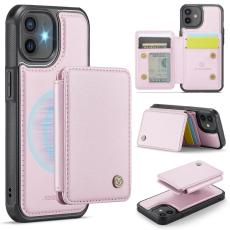 JEEHOOD - JEEHOOD J05 Fodral f&ouml;r iPhone 12 / 12 Pro Konstl&auml;der Rosa