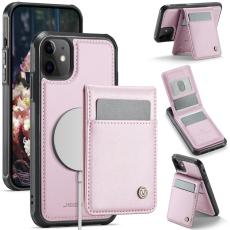 JEEHOOD - JEEHOOD J06 Konstl&auml;der fodral f&ouml;r iPhone 12 Pro/12 - Rosa