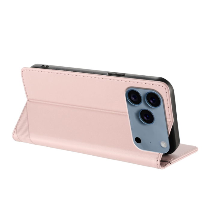 A-One Brand - iPhone 17 Pro Max Plånboksfodral Punk Style Imprinted - Rosa