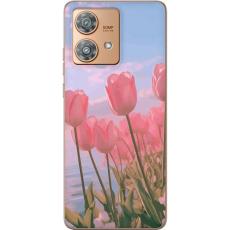 iSecrets - Mobilskal till Motorola Edge 40 Neo med Rosa Tulpaner