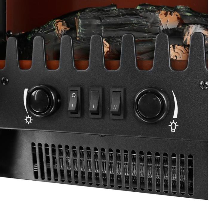 Emerio - EMERIO Dekorationsbrasa Värmefläkt 1850W FP-121933