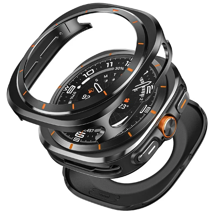 Galaxy Watch Ultra (47mm) Mobilskal Bumper - Svart/Orange | 2353 | AlltMobil