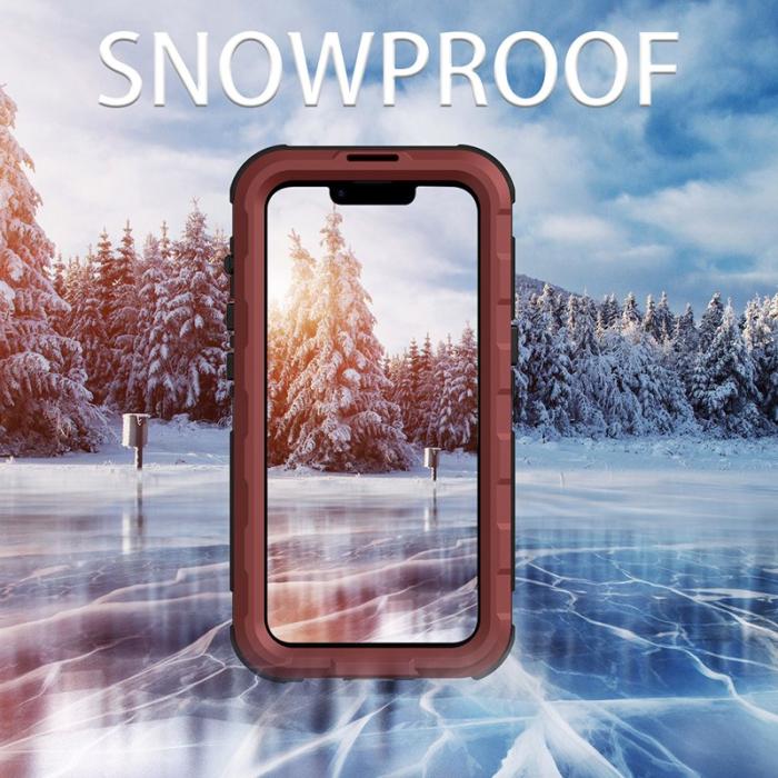 SHELLBOX - SHELLBOX M Series iPhone 14 Plus Fodral IP68 Vattentåligt Röd