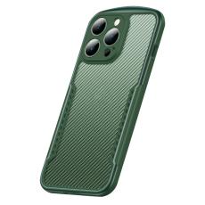 XUNDD - XUNDD Mobilskal till iPhone 13 Pro Max Anti-drop Gr&ouml;n Carbon Fiber