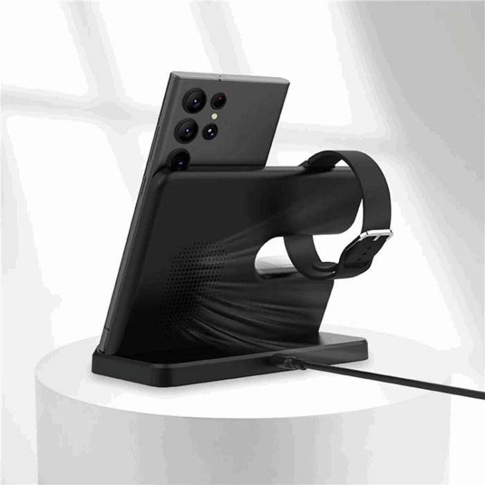 OEM - 3-in-1 Trådlös Laddare Samsung Galaxy - Buds - Watch