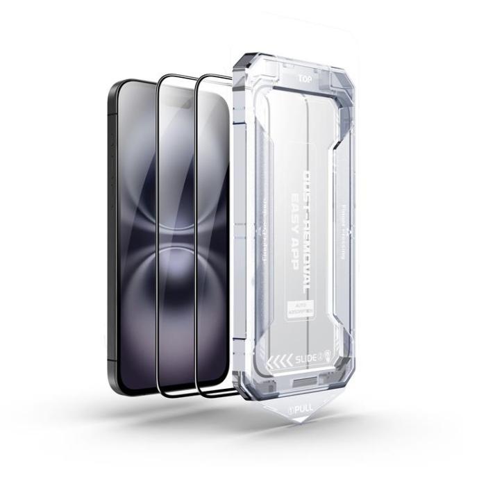 Boom of Sweden - LIVSTIDSGARANTI - BOOM iPhone 16 Plus/15 Plus Härdat Glas Skärmskydd - 2 Pack