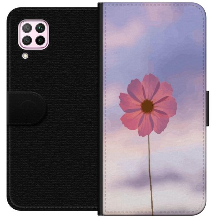 iSecrets - Plånboksfodral till Huawei P40 lite med Rosa blomma