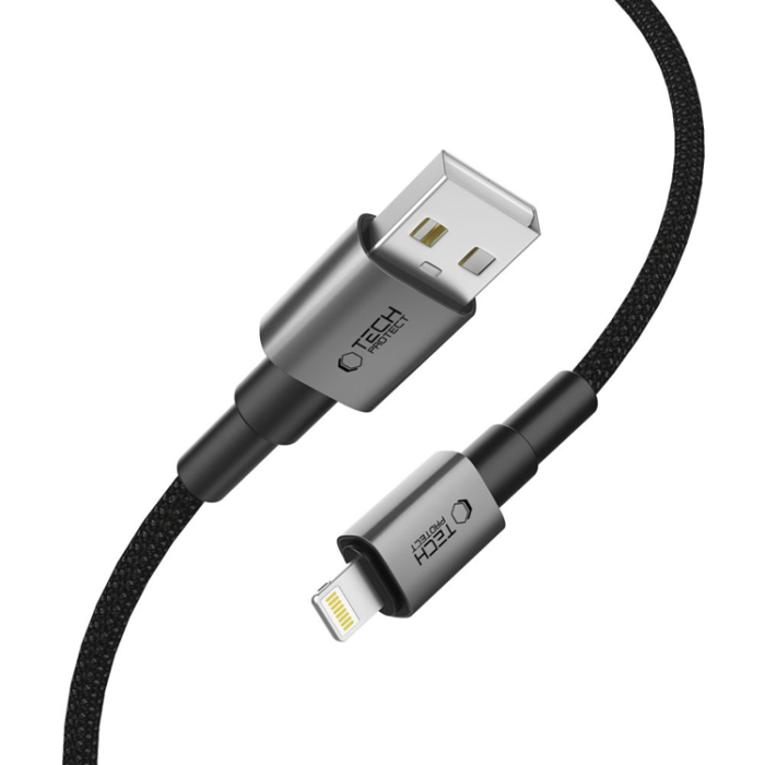 Tech-Protect - Tech-Protect USB-A Till Lightning kabel Ultraboost - Grå