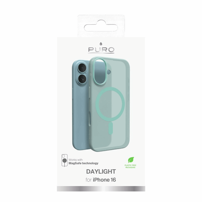 Puro - Puro iPhone 16 Mobilskal Magsafe Daylight Silikon - Grön