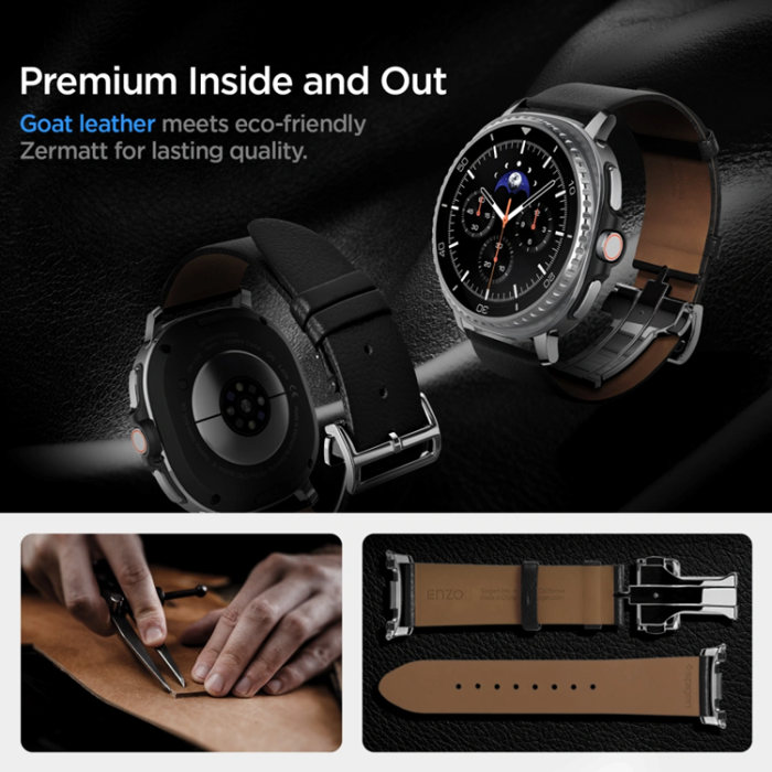 Spigen - Spigen Galaxy Watch 8/8 Classic (40/44/46mm) Armband Enzo - Svart
