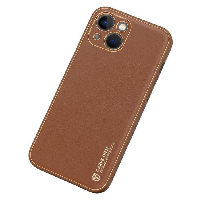 Dux Ducis - Dux Ducis iPhone 14 Plus Skal Yolo - Brun