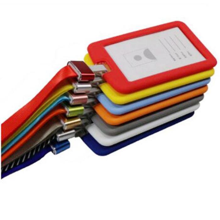 OEM - Hållare för ID-Bricka med Lanyard - Röd