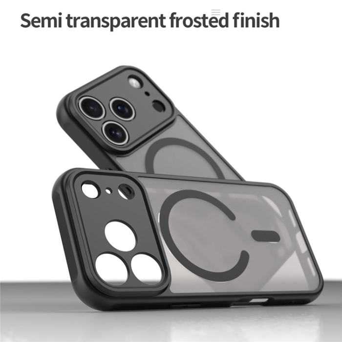 A-One Brand - iPhone 17 Pro Mobilskal MagSafe Anti Drop - Svart